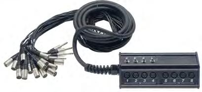Výrobek je ve shodě s RoHS. NSB-30/8X4XR 25020873 7,4 kg Multicore (párový) kabel. 8 XLR input 4XLR output.