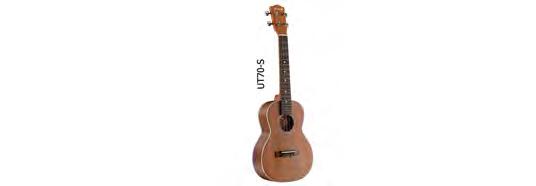 TENOR Custom Series Solid Top Objednací číslo Hmotnost Název Objednací číslo Hmotnost L Style UT70-S 25017227 1,3 kg 135,90 3590,00 Kč Tenorové ukulele s nylonovým pouzdrem.