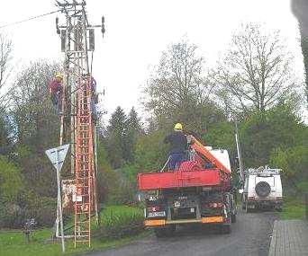 OPRAVA TRANSFORMÁTORU Začátkem května proběhla oprava