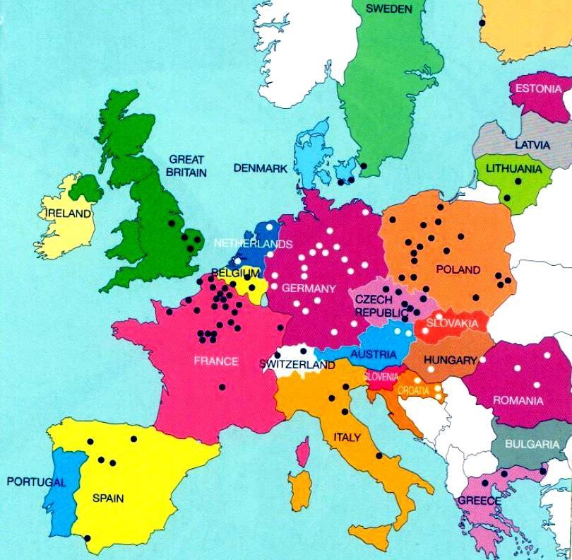 Map of sugar