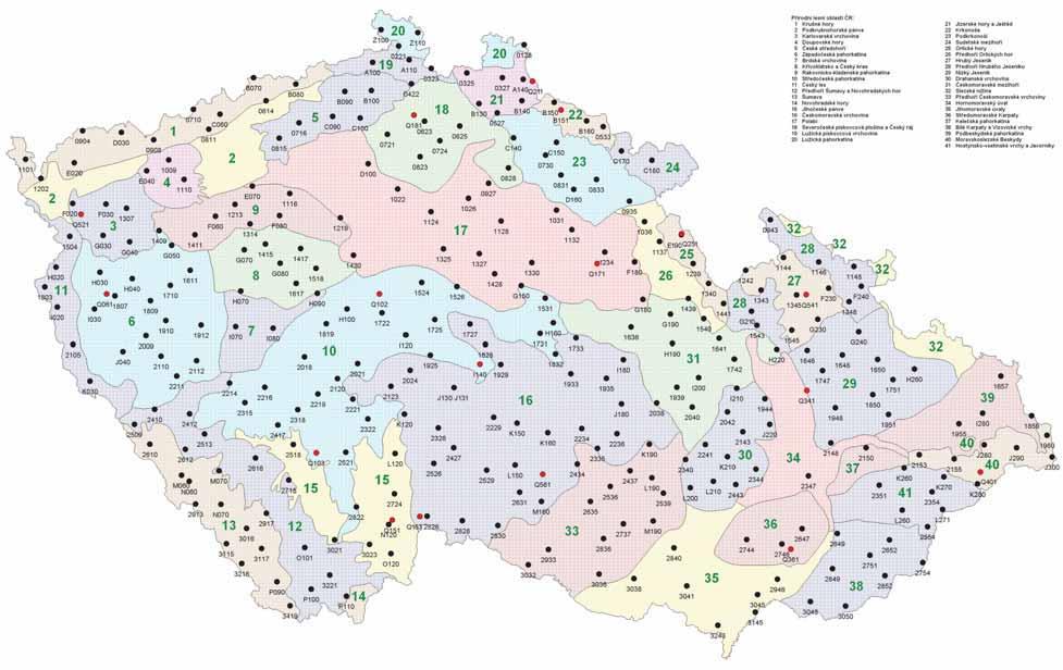 2005 Zpravodaj ochrany lesa. Supplementum Obr. 47: Monitorovací plochy I. a II.
