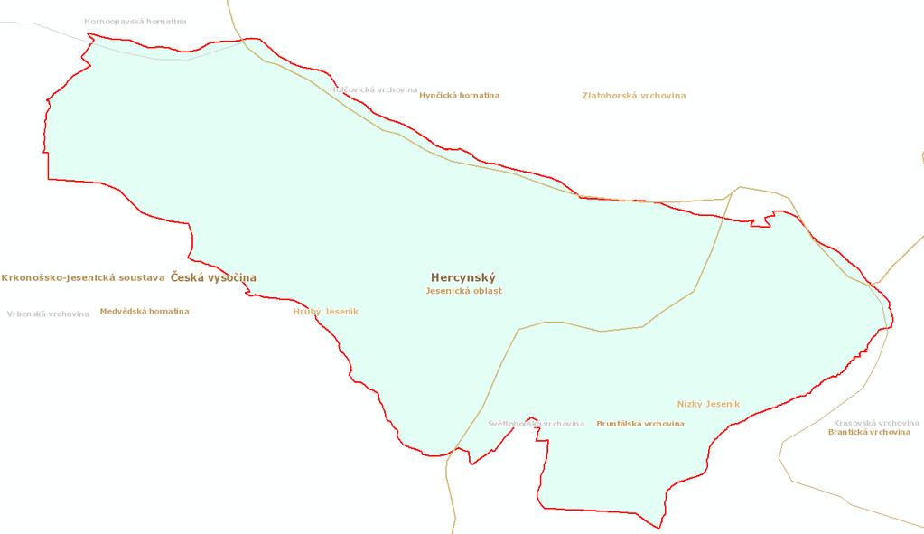 cz/produkty/geografickadata/arccr-500 Obrázek 4: Poloha k.ú.