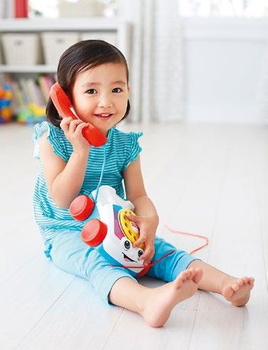 hračky pro batolata Tahací telefon Veselý tahací telefon od Fisher-Price se