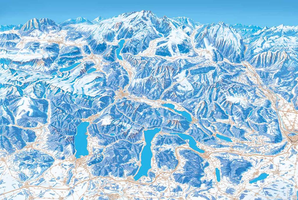 Grimming DACHSTEIN Torstein Mittersp. ZIMNÍ PANORAMA OBLASTI SALZKAMMERGUT Bischofsmütze Krippenstein GOSAUKAMM Lungötz St.