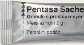 Kontraindikace: Přecitlivělost na mesalazin, salicyláty nebo na kteroukoli pomocnou složku přípravku. Závažná jaterní či renální insufi cience.