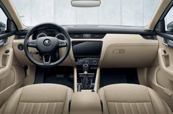 INTERIÉR STYLE ČIERNY/BÉŽOVÝ Dekor Dark Brushed, béžové čalúnenie Alcantara INTERIÉR STYLE ČIERNY
