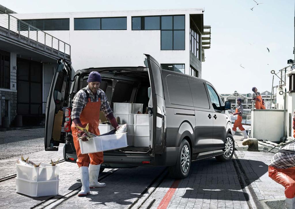 PROACE SKŘÍŇOVÝ VŮZ L2 s nákladním prostorem Objem nákladového