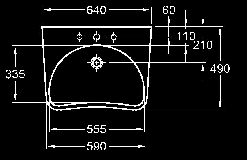 A B A2 D B3 L1 221555000 / 221556000 550 550 425 370 160 430 121565000 / 121765000 650 600 480 415 165 470