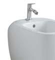 citterio K dispozici také s glazurou KeraTect Bidet stojící, skryté