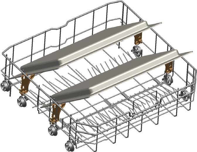 Příprava Podpory Tray Wash (podle modelu) Podpory