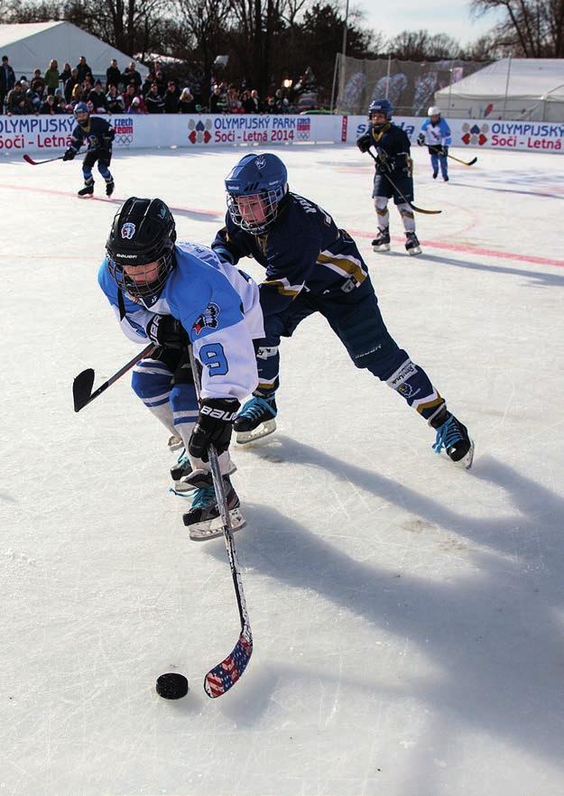 ŠKODA AUTO ledová plocha V obou areálech vyrostou ledové plochy, na kterých budou probíhat tréninky nebo exhibice sledge hokeje.