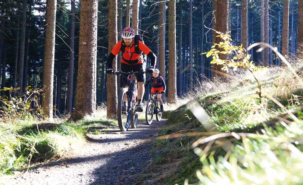 Oblíbeným cílem je nový Trail park na Klínovci s řadou aktivit pro dospělé i děti.