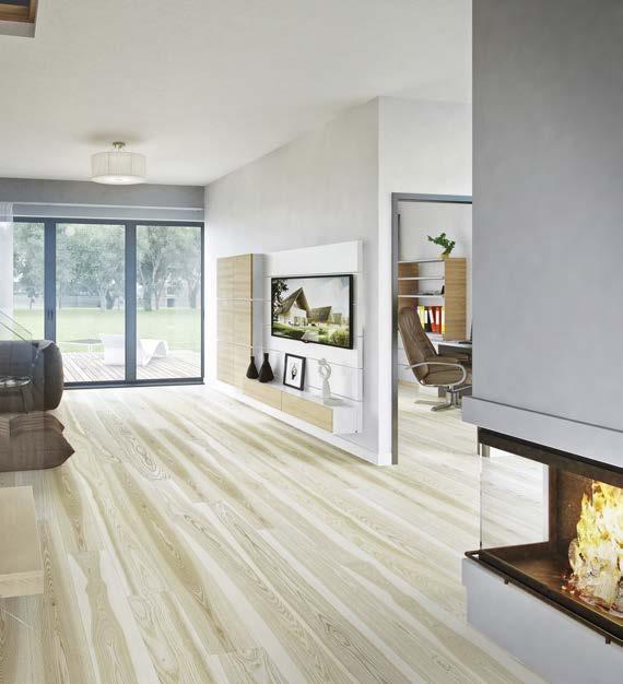 řívrstvé dřevěné podlahy Jasan White Cream (Natur) loušťka: 14 mm Rozměr: 180 2200 mm Nášlapná vrstva: 2,5 mm Spojení: click Jasan Cream Natur matný bílý lak 1 660 Kč 1 460 Kč i Pure Wood Podlahy s
