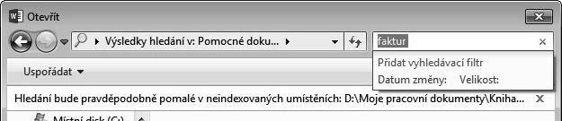 Využít můžete i hlavní panel Windows, kde klepnete na tlačítko textového editoru Word a příslušný dokument vyberete ze seznamu. Obrázek 6.10: Přepnutí do jiného dokumentu 6.