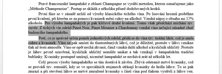 42: Přesné určení vzdálenosti řádků může vést ke skrytí části textu To, že se nezobrazí celý text, je způsobeno nastavením přesného řádkování, které Word nemůže přizpůsobit velikosti textu.