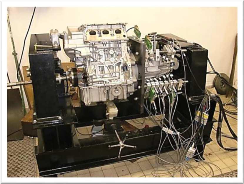 The work done so far -the main results from the beginning of the project Stand for measuring noise, vibration and transmission error Experimental stand for measuring