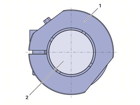 4.2.3 Hřídele motoru/náboje bez drážky pro pera Pro hřídele motorů o průměrech 42 mm, 48 mm,
