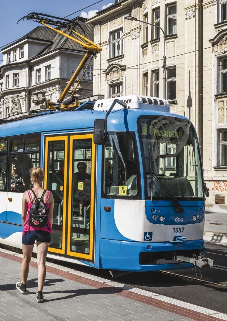 Zpráva o podnikatelské činnosti společnosti a stavu jejího majetku Jsme stabilním a spolehlivým partnerem pro Dopravní podnik Ostrava V rámci nového pětiletého kontraktu s Dopravním podnikem Ostrava