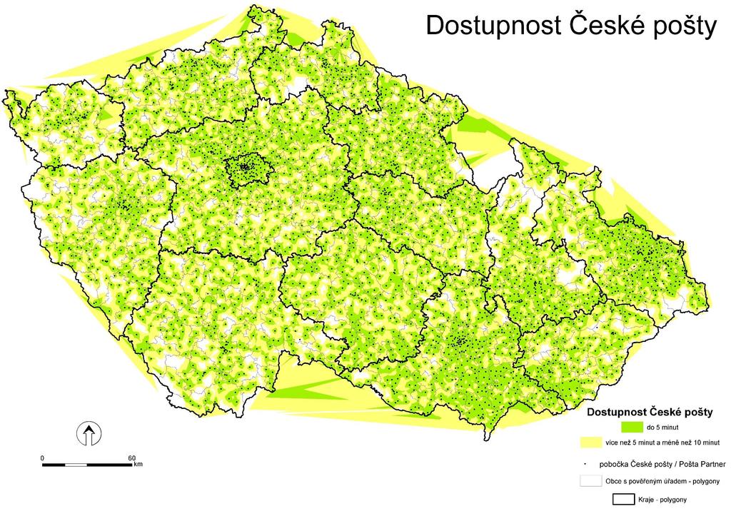 Změna počtu obyvatel 2016/1991 Hot Spot analýza Zdroj dat: ČSÚ, zpracování PřF UK jako pracovní podklad v rámci