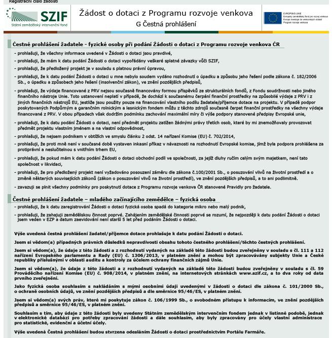 Formulář ŽoD Nově - povinnost žadatelů identifikovat skutečné majitele dle zákona č. 253/2008 Sb.