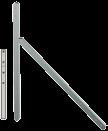 Sloupky plotové Rozměry [d š š] mm Paket [ks, kg] SLOUPEK PLOTOVÝ ŘADOVÝ KZV 5-250 2500 150 120 347 / 420 101 16 1616 SLOUPEK PLOTOVÝ ŘADOVÝ KZV 5-260 2600 100 100 247 / 299 58 25 1450 VZPĚRA KZV