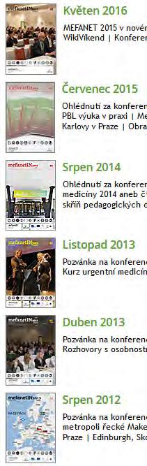MEFANETin Oznámení o konferenci MEFANET 2017 Výstavka děl portálu MEFANET