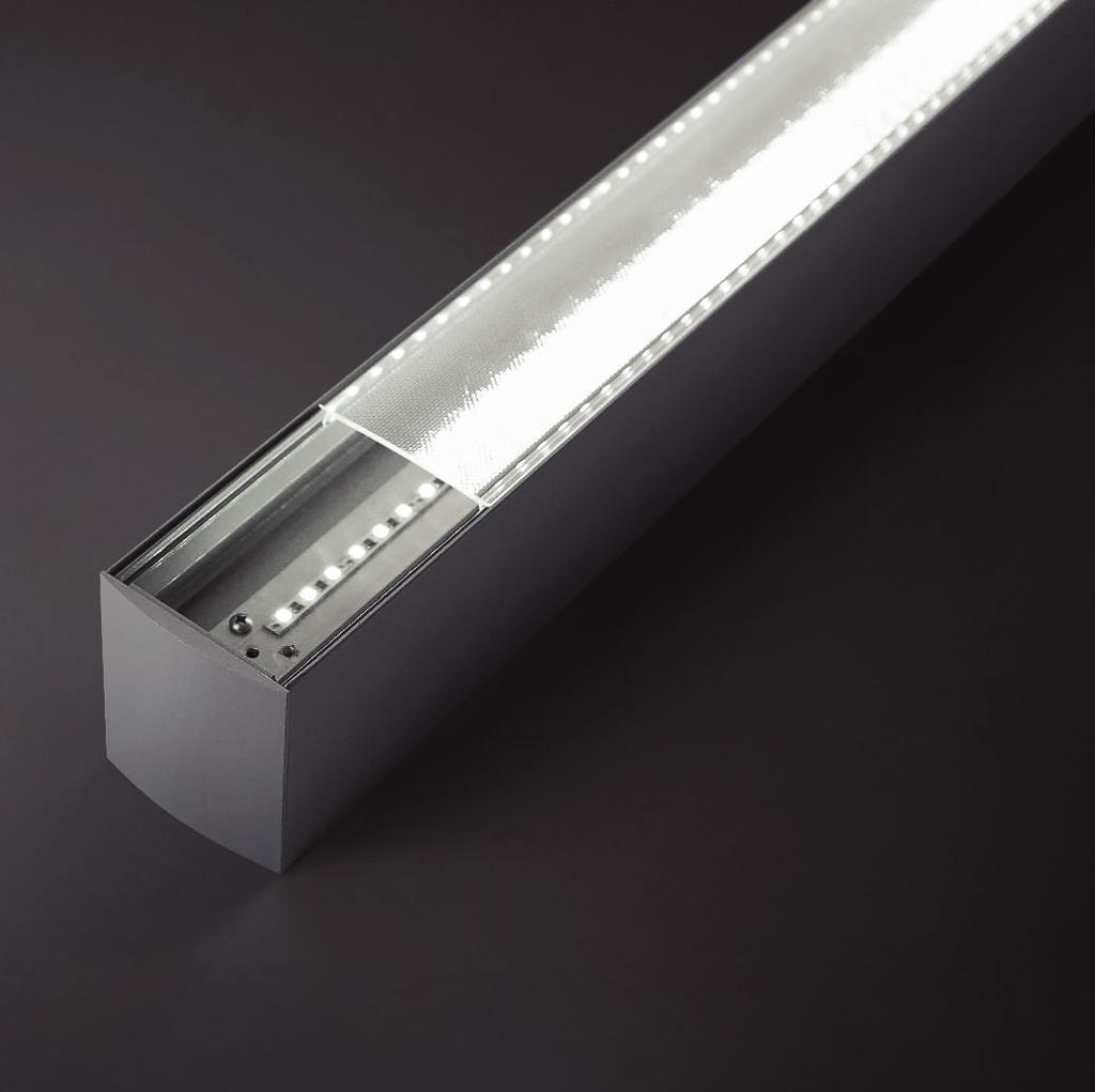 LED svítidla coridor LED nabízejí možnost použití LED technologie do kompletní řady profilů coridor.