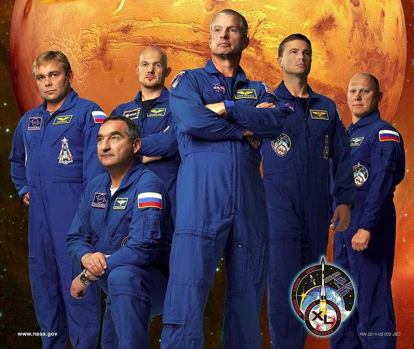 29.5.2014 ISS Expedice 40 Steven Swanson (USA) ISS/CDR Aleksandr Skvorcov (RUS)