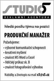 6 PERSONÁLNÍ INZERCE Pondělí 26. června 2017 HLEDÁTE FLEK? JSTE TU SPRÁVNĚ!