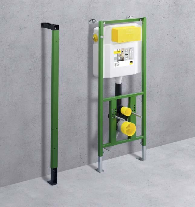 Ať již se bude jednat o rozšíření předstěnové konstrukce, realizaci mimořádně hospodárných instalací nebo zvýšení komfortu s Viega Eco Plus je možné vše.