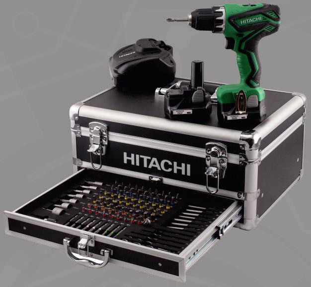 utahovací moment 36 Nm Upínací otvor sklíčidla 10 mm Napětí 10,8 V Otáčky naprázdno 0-350/1300 /min. Hmotnost 1,0 kg Celková délka 170 mm 2 baterie, nabíječka, Mini Alu Case.