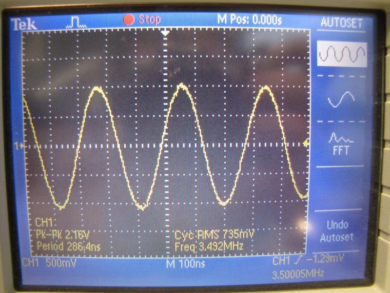 3,5 MHz třída A bez filtru 12: