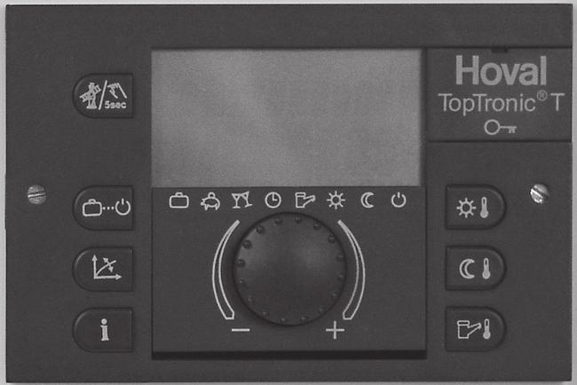 prostorové teploty 3 Noční prostorová teplota 4 5 Teplota teplé vody Multifunkční ovladač Nastavení noční prostorové teploty (popř.