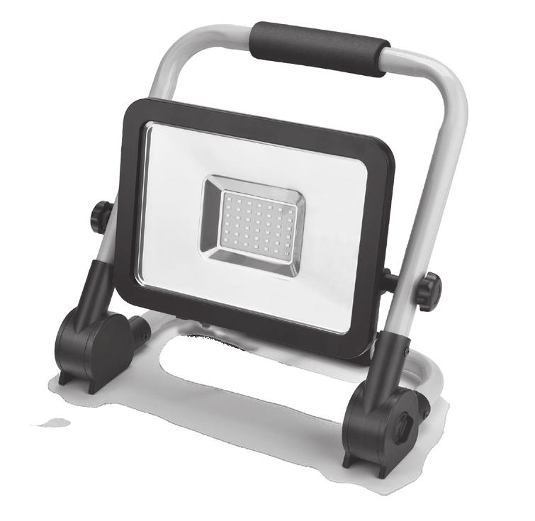 Reflektory vydávají denní bílé světlo s barevnou teplotou 6300 K. Reflektor Extol Light 43243 s příkonem 30 W má světelný tok 3200 lm.