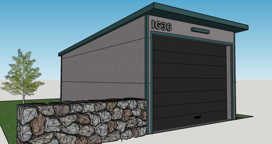 garáže zateplená garáž 3x6 basic Pultová střecha 181 900,- od 214 000 Kč 8 560 euro Kontrukce: Jackel profil (žárový pozink) Klempířské prvky: pozinkovaný plech (PES 25 mic.