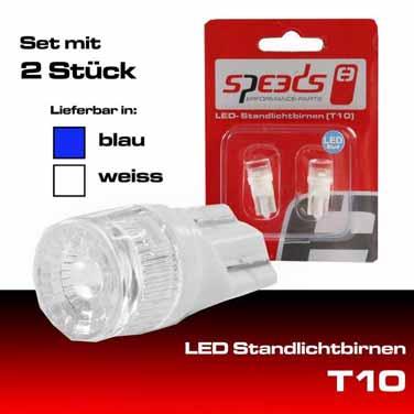 LED žárovky (Set = 2 kusy) - 12 V; T10-sokl - Jednoduchá montáž - Nízká spotřeba energie - Dlouhá