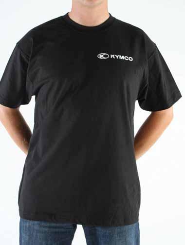 Triko s logem KYMCO černé Vysoce kvalitní značková trička,velmi vysoká gramáž, 100 % bavlna Černá