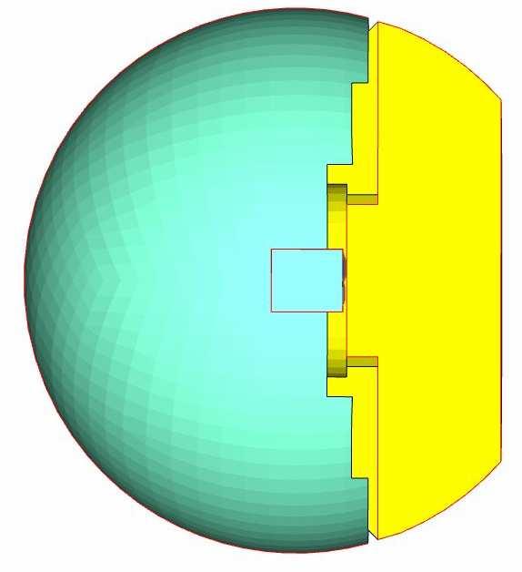 5.1.1 Model impaktoru Model impaktoru (obr. 19) byl poskytnut firmou SWELL, spol. s.r.o. Jedná se o impaktor, který se používá při nárazových testech EuroNCAP (střet s chodcem).
