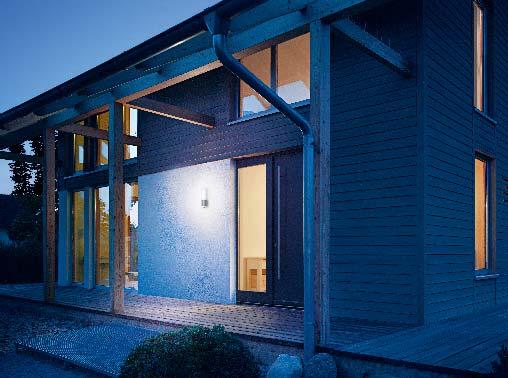 L 265 LED Méně je někdy více. Nejmodernější technika v atraktivním balení. V senzorovém nástěnném svítidle L 265 LED se skrývá více techniky, než se domníváte.