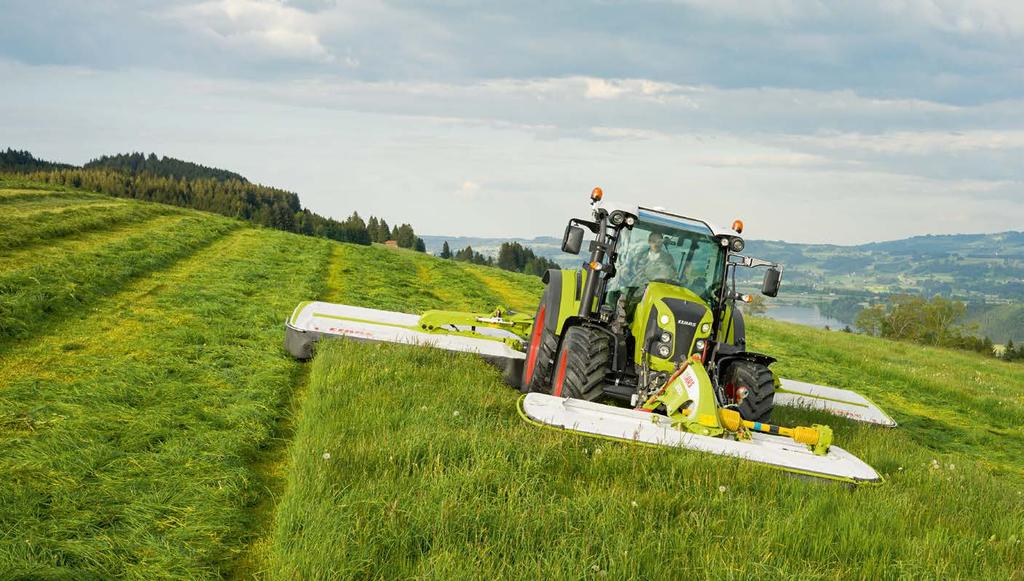 000 a s automatickým systémem vývodového hřídele na přání 6 Na výběr jsou čtyři verze kabin: kabina PANORAMIC, kabina s vysokou střechou,