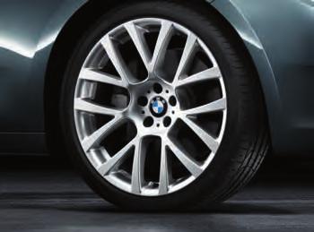 " kola z lehké slitiny Star-spoke Vysoce kvalitní " kola z lehké slitiny pro BMW řady Gran Turismo v barvě chromu mají viditelné šrouby kol.