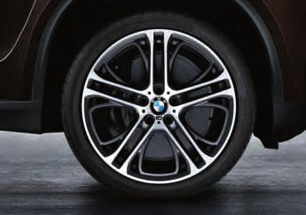 " BMW M Performance kola z lehké slitiny Double-spoke M Vysoce kvalitní " kola z lehké slitiny v barvě Orbit Grey Bicolor s