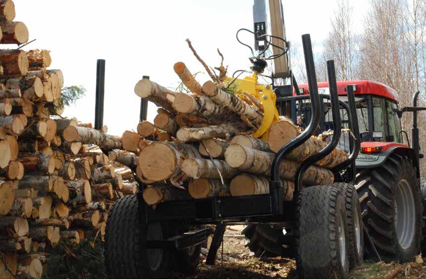 SILNÁ A VÝKONNÁ ŘEŠENÍ Trejon Multiforest ví jak se liší různé typy a značky traktorů a jak je široky záběr různy ch