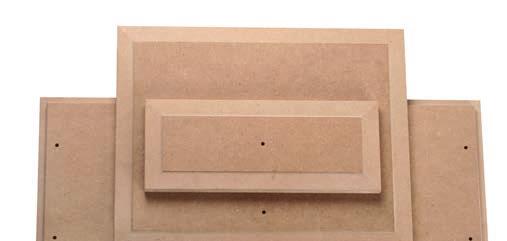 MDF dekorem bílá 116 hladká, tloušťka 18 mm.