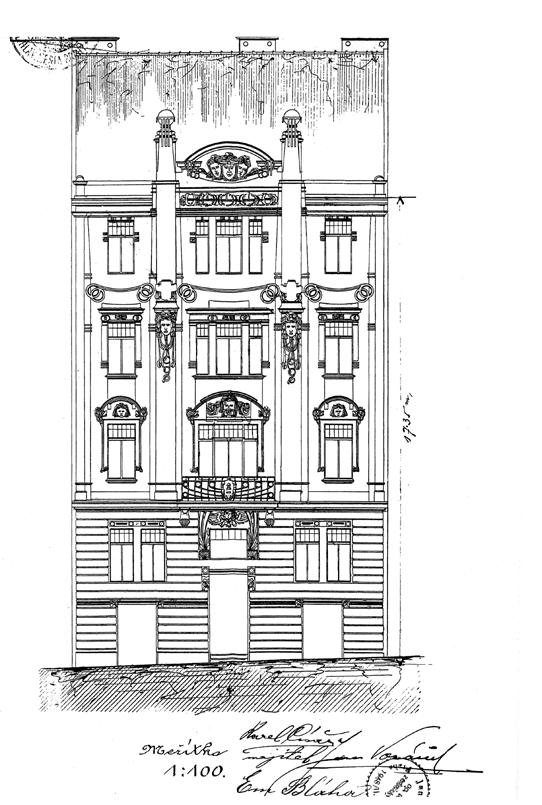 studie Svoboda / Praha stoletá (4) To je typické rovněž u řady fasád činžovních domů z prvních let 20.