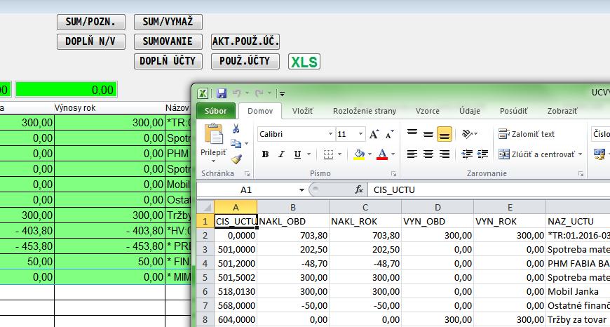 Export do XLS jednoduchší spôsob v časti Spracovanie Nové tlačidlo na export do XLS je dostupné aj