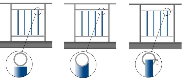 Rámovaná výplň (příčle uvnitř rámu) V obou případech jsou k dispozici následující varianty