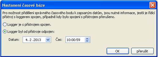 Načtení přístrojů bez časového razítka (platí pouze pro BL-NET a D-LOGG) Mezi přístroje bez časového razítka patří následující přístroje: EEG30, ESR21, ESR31, HZR65, TFM66, UVR31, UVR42 a UVR64.