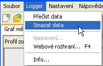 Autostart Pomocí volitelných nastavení v menu Nastavení \ Autostart si můžeme zvolit automatické čtení dat při spuštění počítače. Výběr klientů, kteří jsou při spuštění počítače automaticky načteni.