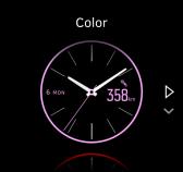 3.39. Ciferníky Hodinky Suunto Spartan Sport Wrist HR Baro se dodávají s možností výběru z různých ciferníků, ve stylu digitálních i analogových hodinek. Změna ciferníku: 1.